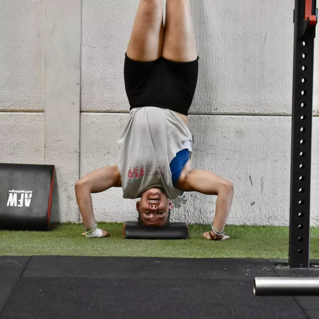 Pino en clase de CrossFit